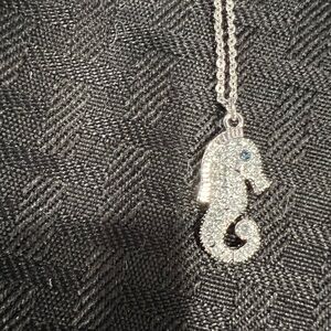 Sea Horse necklace made exclusively with Swarovski crystals